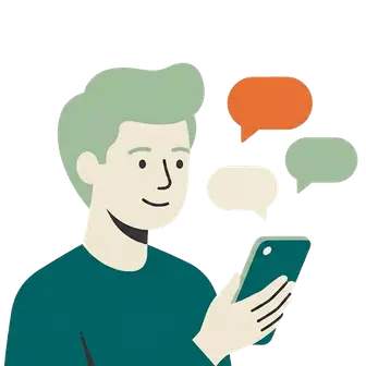 Pai trocando mensagens no grupo de WhatsApp